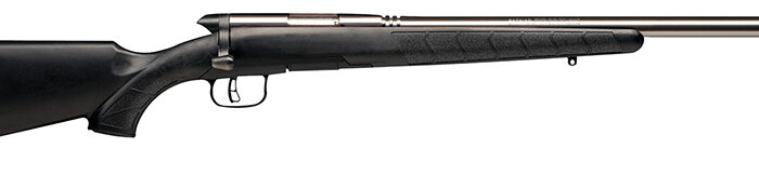 Savage Arms 96915 B.MAG  Full Size 17 WSM 8+1 22" Matte Heavy Barrel, Matte Drilled & Tapped Stainless Steel Receiver, Matte Black Fixed Synthetic Stock, Right Hand