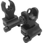 Samson FFSFRSPKG Sight Set Black Anodized Folding HK Front, A2 Rear for AR-15 2 92462