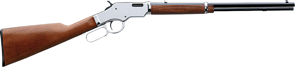 Taylors & Company 550223 Uberti Scout 22 LR Caliber with 14+1 Capacity, 19" Blued Barrel, Chrome-Plated Metal Finish & Walnut Stock Right Hand (Full Size) 3 Taylors & Company 550223 Uberti Scout 22 LR Caliber with 14+1 Capacity, 19" Blued Barrel, Chrome-Plated Metal Finish & Walnut Stock Right Hand (Full Size)