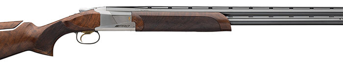 Browning 0180027010 Citori 725 Pro Sporting 20 Gauge 2.75" 2rd 30" Blued Ported Barrels, Silver Nitride Finished Engraved Receiver With Gold Accents, Black Walnut Stock With Pro Fit Adjustable Comb