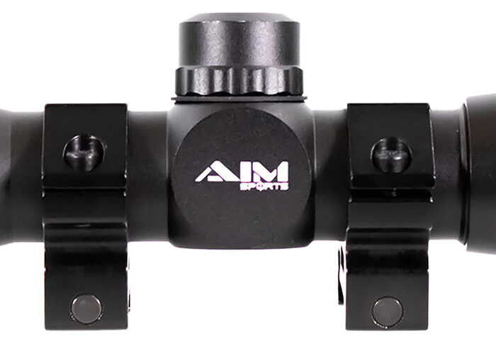 Aim Sports JTM432B Tactical Compact Black Anodized 4x 32mm 1" Tube Mil-Dot Reticle