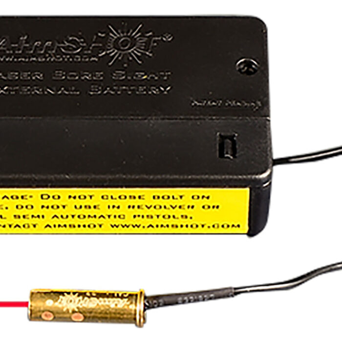 Aimshot BSB17 Laser Boresighter  with External Battery Box 17 HMR Brass