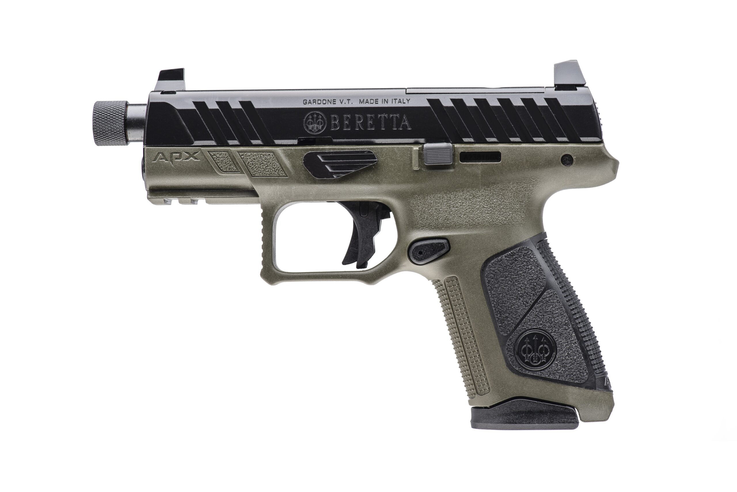 BERETTA APX A1 CPT TAC 9MM OD 15+1 OR 3 BERETTA APX A1 CPT TAC 9MM OD 15+1 OR