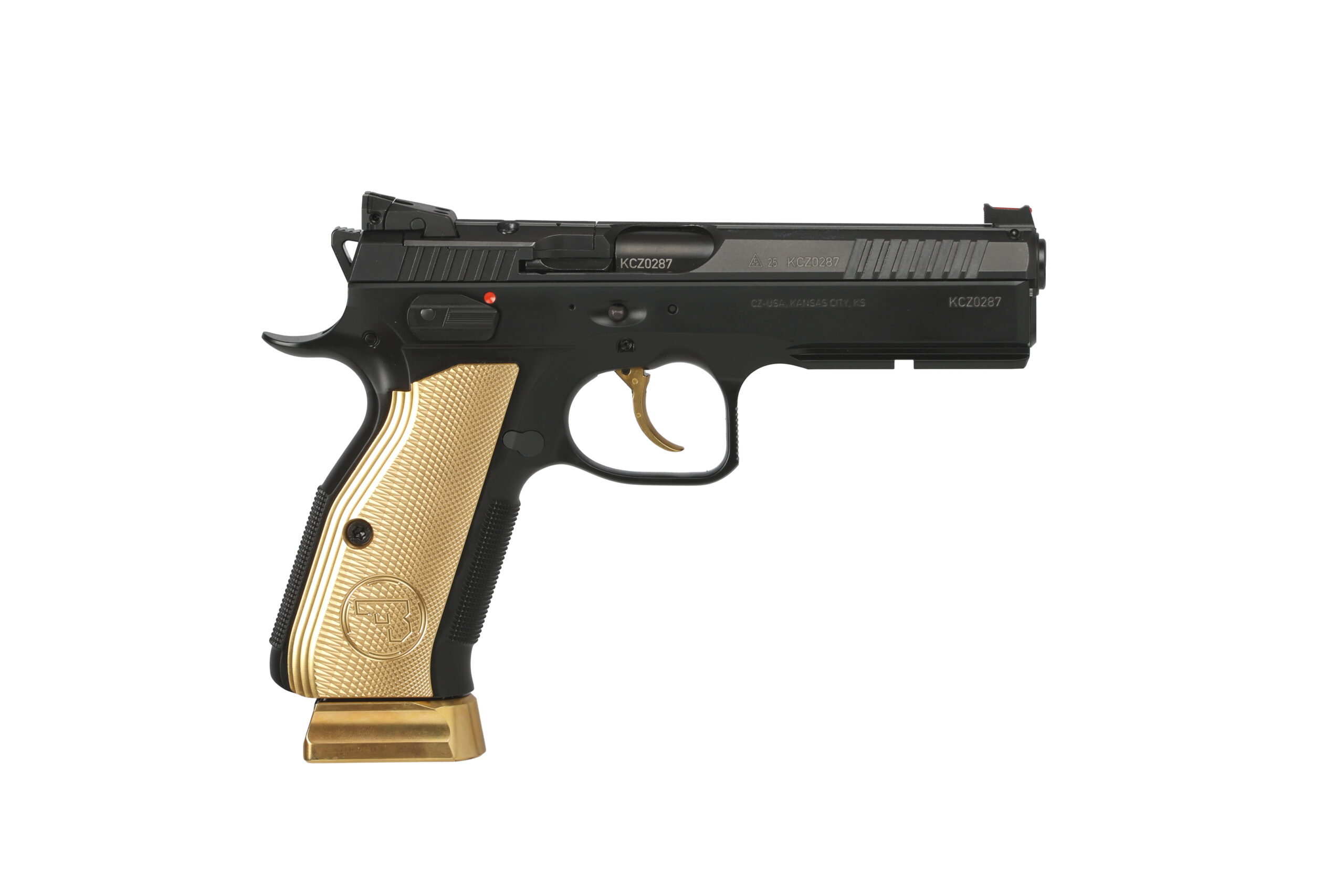 CZ 75 SHADOW 2 9MM 5" GOLD OR AS# 3 CZ 75 SHADOW 2 9MM 5" GOLD OR AS#