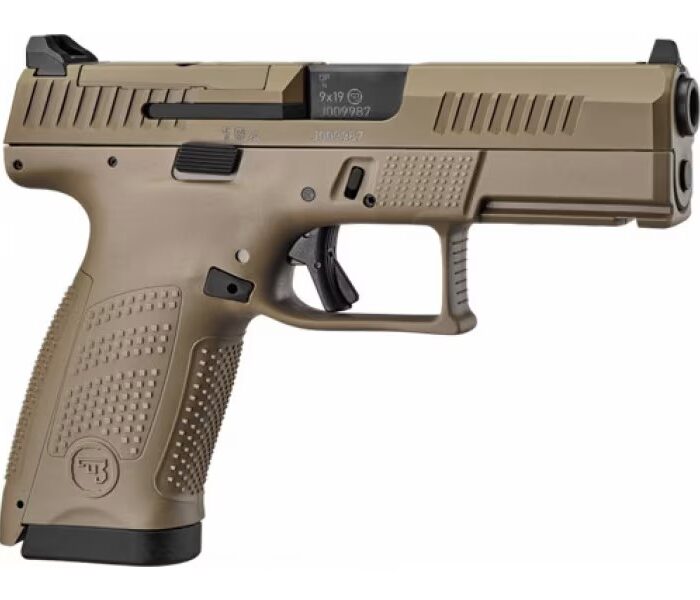 CZ P-10 C 9MM FDE 15+1 4" OR