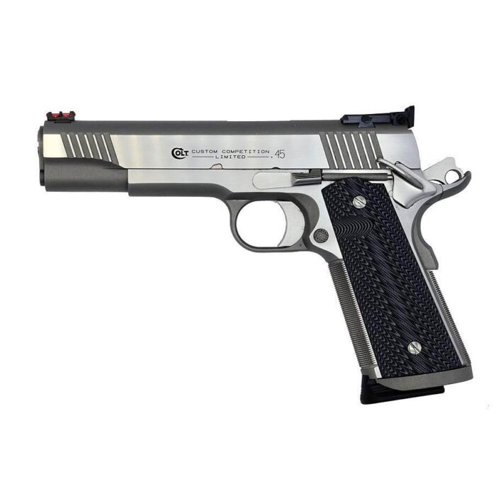 Colt Custom Competition Handgun .45 Auto 8rd Magazine 5" Barrel Stainless Finish