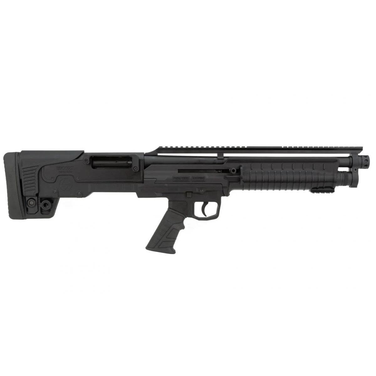 Escort BullTac Auto Shotgun 12ga 3" Chamber 5rd Magazine 18'' Barrel Full Length Pic Rail & Pop Up Sights Black 3 Escort BullTac Auto Shotgun 12ga 3" Chamber 5rd Magazine 18'' Barrel Full Length Pic Rail & Pop Up Sights Black