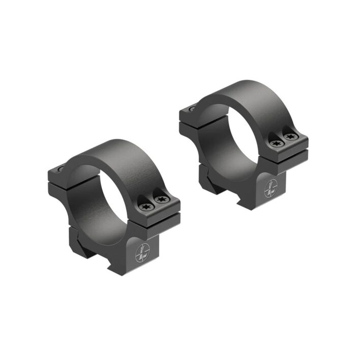 Leupold Open Range Rimfire Cross-Slot Rings 30mm Medium Black