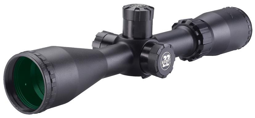 BSA Sweet .22 Target/Hunting Rifle Scope - 3-9x40mm 30/30 42-20' 4" Matte 3 BSA Sweet .22 Target/Hunting Rifle Scope - 3-9x40mm 30/30 42-20' 4" Matte