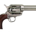 Cimarron Firearms Pistolero Nickel Handgun .22 LR 10rd Capacity 4.75" Barrel Wood Grips 2 https3A2F2Fmedia.chattanoogashooting.com2Fimages2Fproduct2FOZPPP22LRN2FOZPPP22LRN