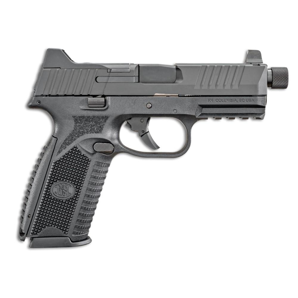 FN 509 Tactical Handgun 9mm Luger 17rd & 24rd Magazines (2) 4.5" Threaded Barrel Black NMS 3 FN 509 Tactical Handgun 9mm Luger 17rd & 24rd Magazines (2) 4.5" Threaded Barrel Black NMS