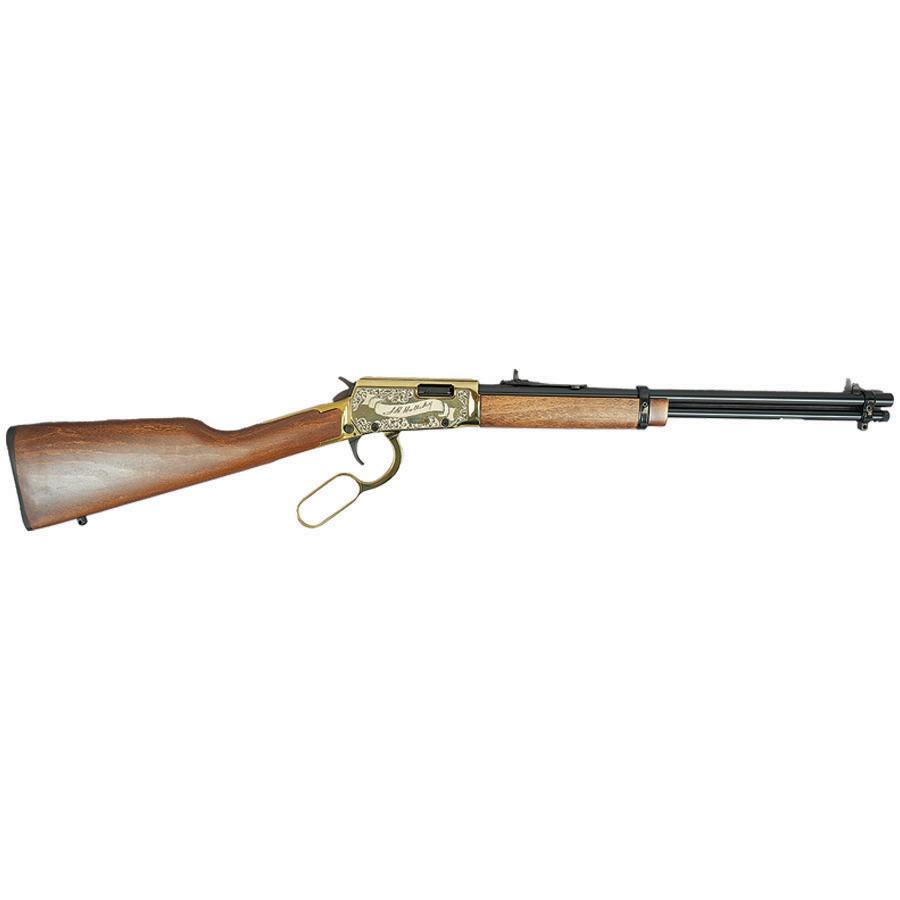 Rossi Rio Bravo "Doc Holiday" Lever Action Rifle 22 LR 15rd Capacity 18" Barrel Gold Finish/Hardwood Stock