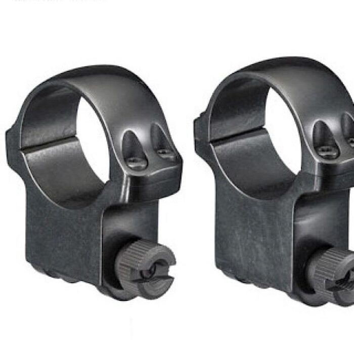 Ruger M77 2-Piece Steel Scope Rings 4B/5B 1" Medium - Blued
