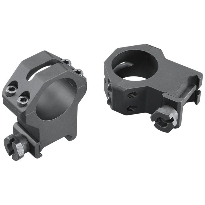 Weaver 4-Hole Tactical Picatinny Aluminum Scope Rings 1" XX-High Matte