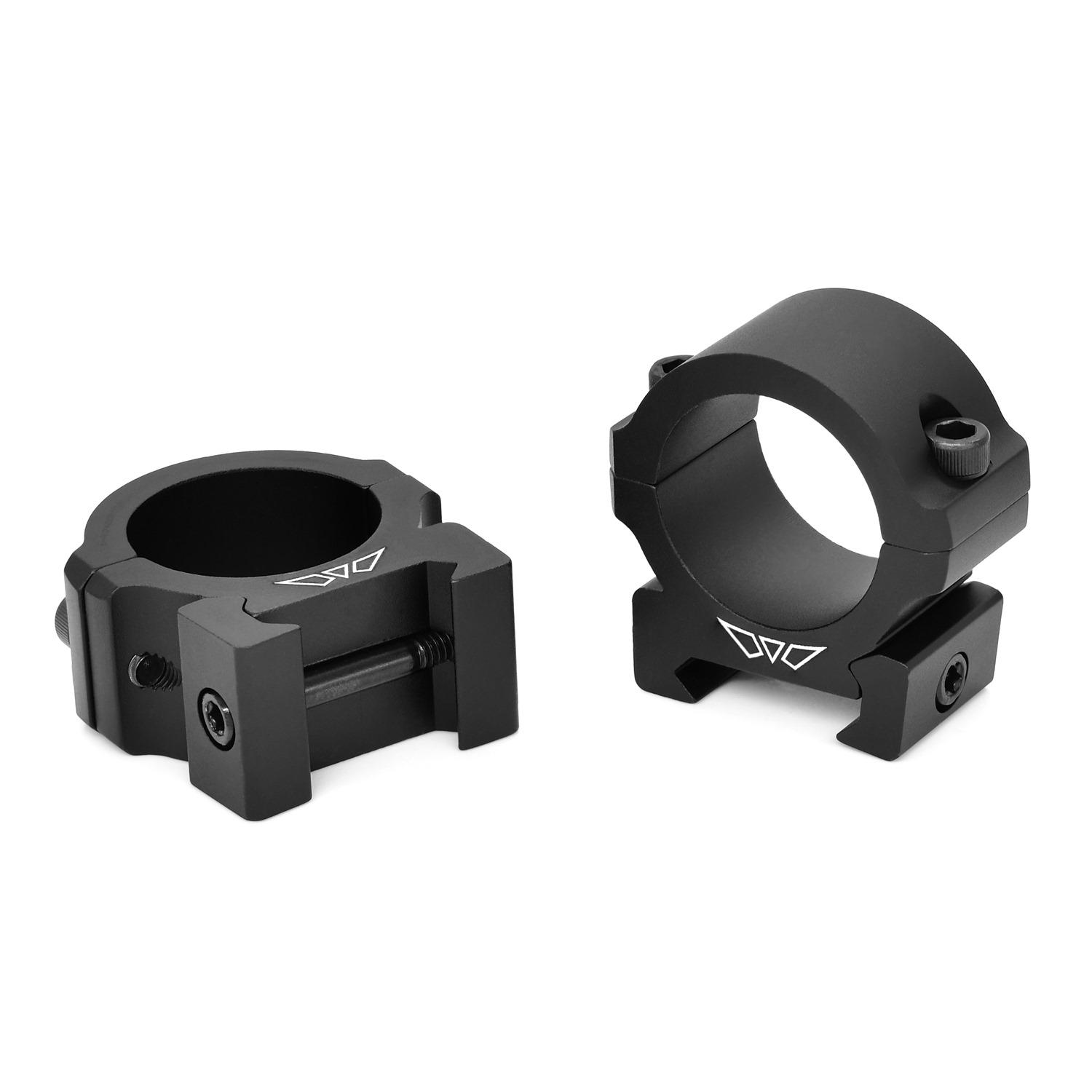 Warne Vapor 2-Piece Horizontal Scope Rings 1" Medium Matte 3 Warne Vapor 2-Piece Horizontal Scope Rings 1" Medium Matte