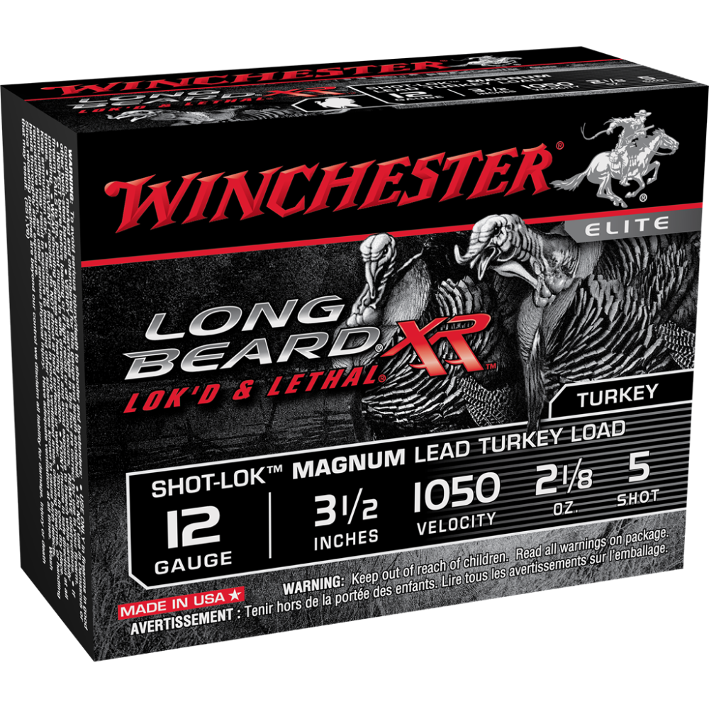 Winchester Long Beard XR Shotshells 12 ga 3-1/2" #5 2-1/8oz 10/rd 3 Winchester Long Beard XR Shotshells 12 ga 3-1/2" #5 2-1/8oz 10/rd