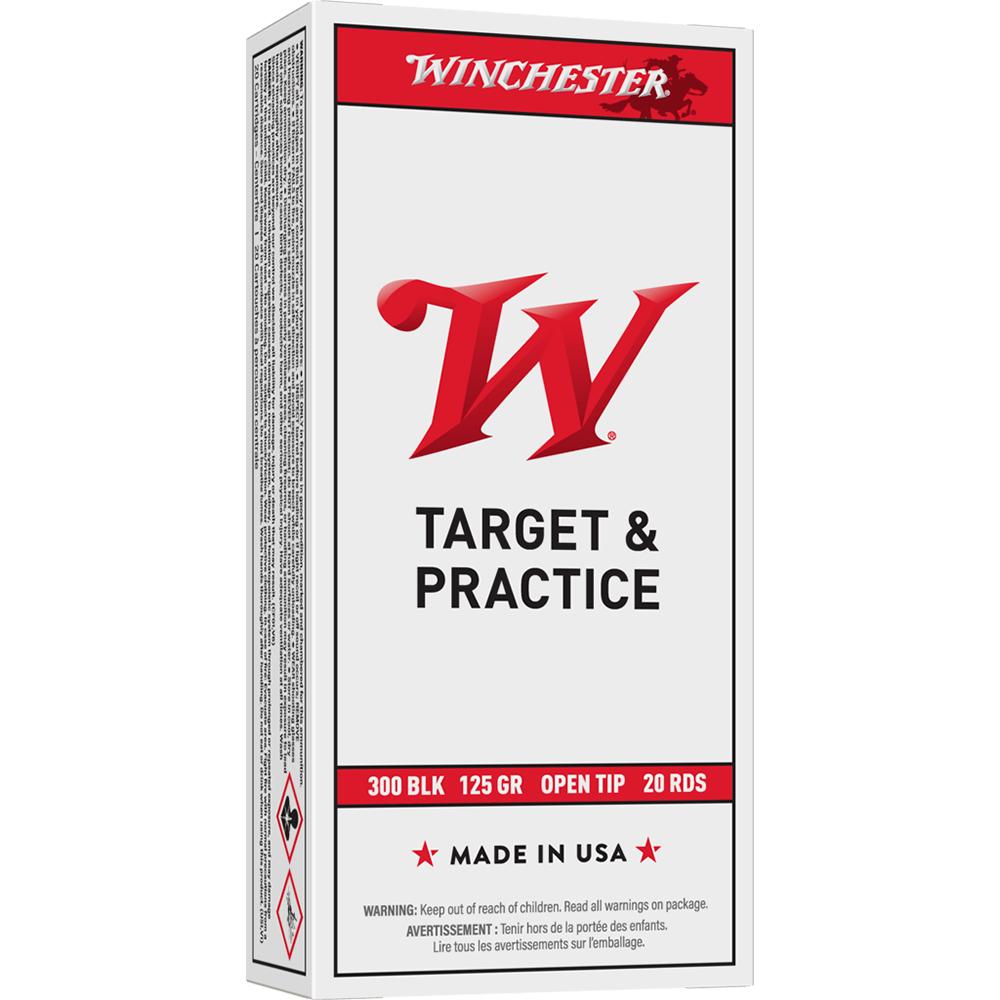 Winchester USA Rifle Ammunition .300 AAC Blackout 125 gr. FMJ 2185 fps 20/ct 3 Winchester USA Rifle Ammunition .300 AAC Blackout 125 gr. FMJ 2185 fps 20/ct
