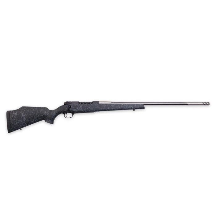Weatherby Mark V Accumark Rifle 30-378 Wby Mag 2rd Capacity 26" 5/8x24 Threaded Barrel Black Fiberglass Stock