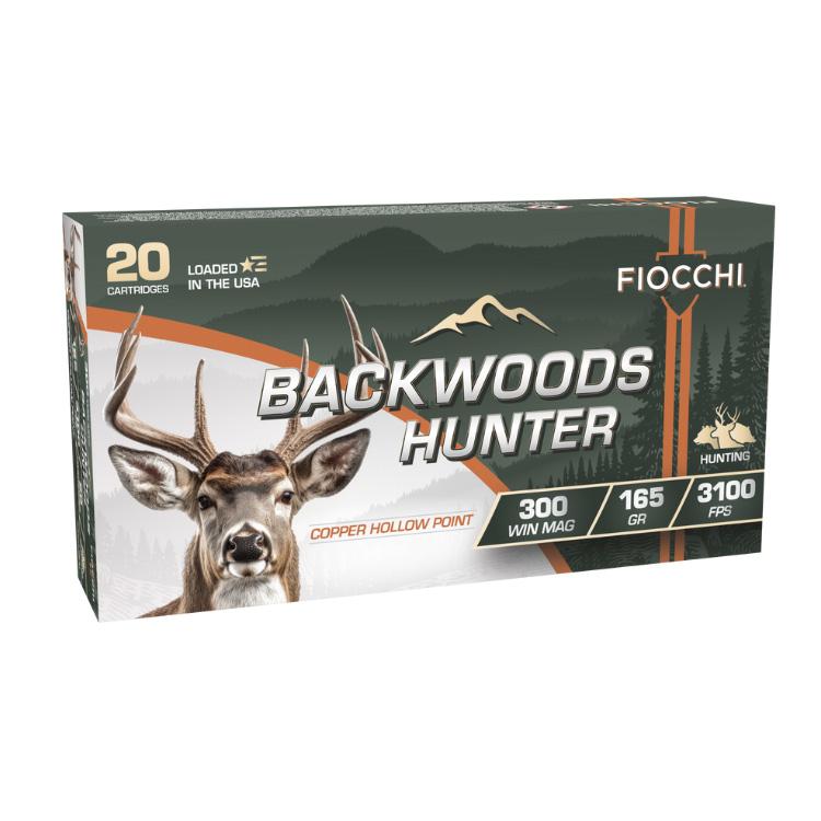Fiocchi Backwoods Hunter Rifle Hunter .300 Win Mag 165gr CHP 3100 fps 20/ct 3 Fiocchi Backwoods Hunter Rifle Hunter .300 Win Mag 165gr CHP 3100 fps 20/ct