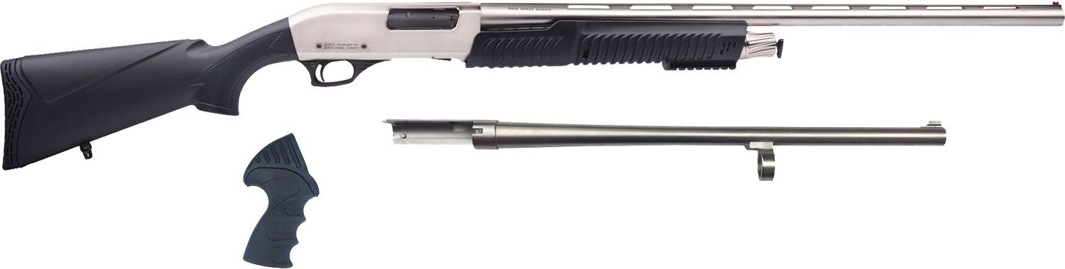 RIA 3-N-1 12G Chrome Shotgun 18.5/28 5RD 3 RIA 3-N-1 12G Chrome Shotgun 18.5/28 5RD