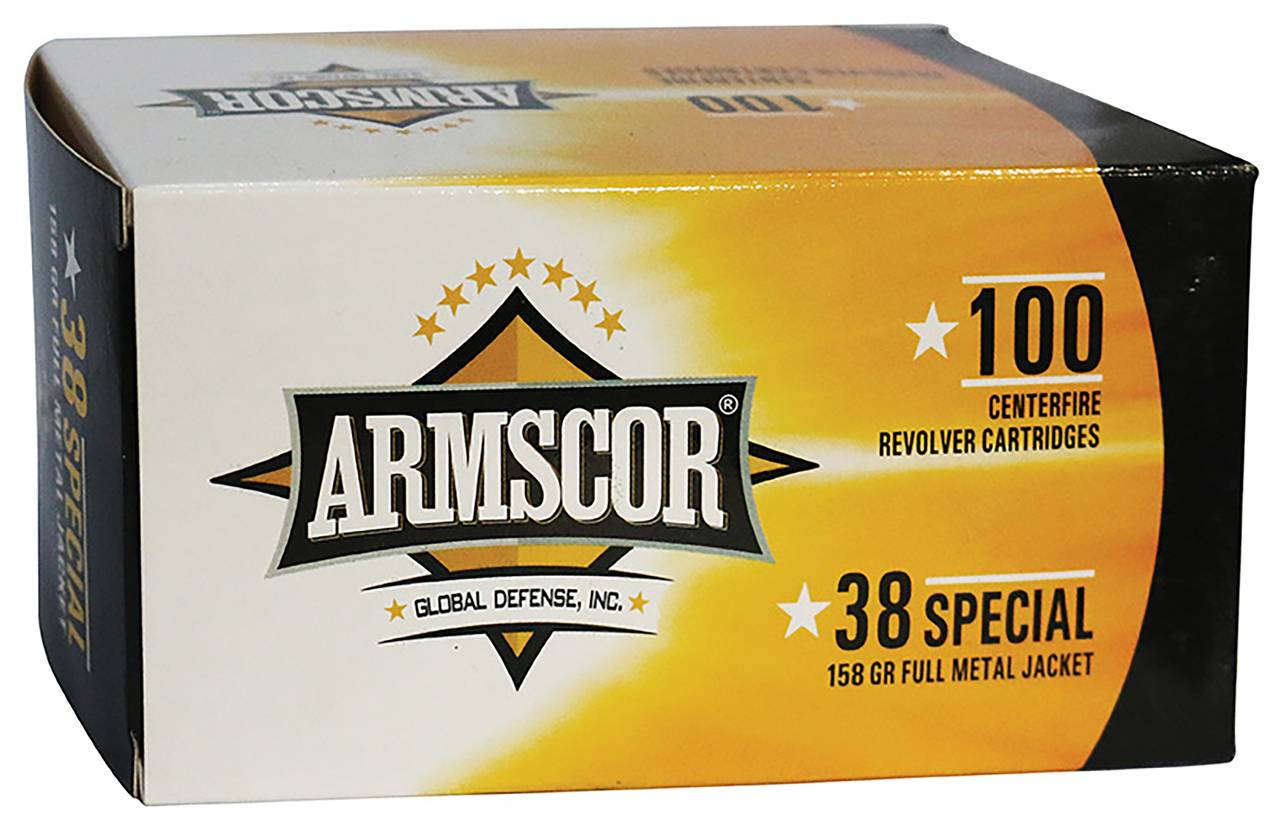 ARMSCOR 38SPL 158GR FMJ VALUE PACK 3 ARMSCOR 38SPL 158GR FMJ VALUE PACK