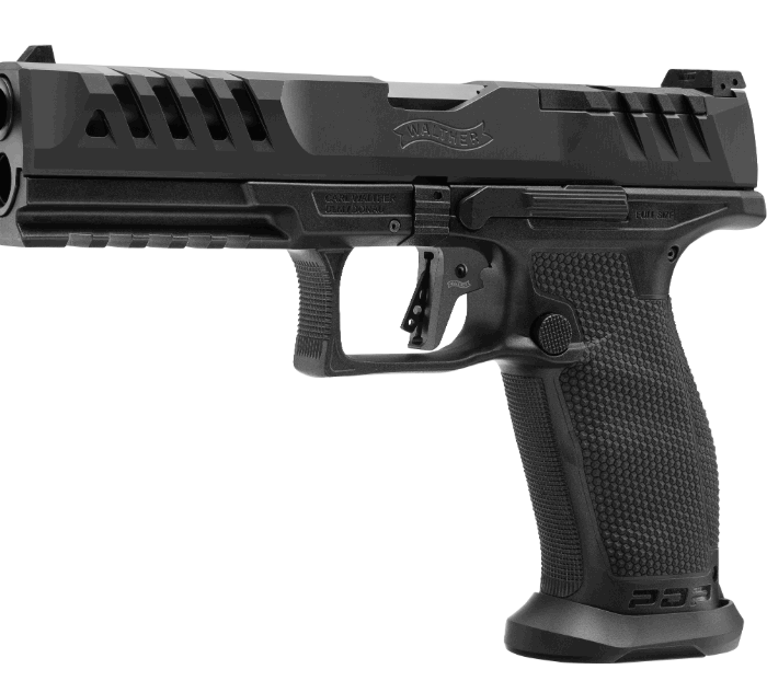 WALTHER PDP MATCH POLY OPTIC READY 9MM PSTL 5" BLK 3-20RD MAGS