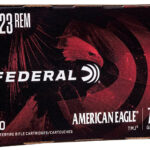 Federal AE223T75 American Eagle Rifle 223Rem 75gr Total Metal Jacket 20 Per Box/25 Case 2 101786