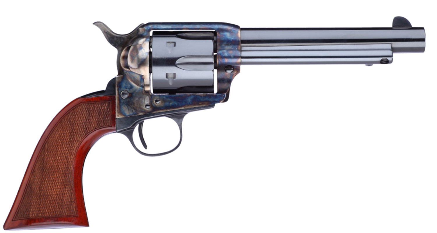 Taylors & Company 555139 1873 Cattleman Gunfighter 45 Colt (LC) 6rd 5.50" Blued Cylinder & Barrel Color Case Hardened Steel Frame Walnut Army Size Grip 3 Taylors & Company 555139 1873 Cattleman Gunfighter 45 Colt (LC) 6rd 5.50" Blued Cylinder & Barrel Color Case Hardened Steel Frame Walnut Army Size Grip