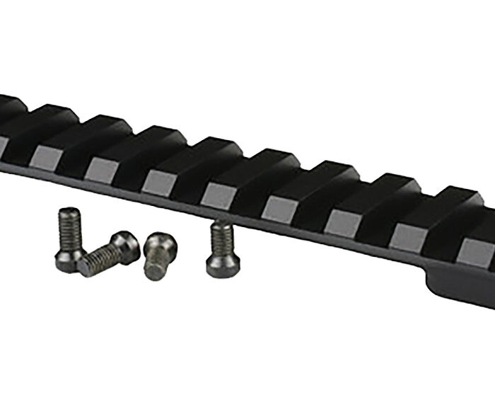 Warne 7654M Mountain Tech Tactical Rail Black Anodized Aluminum Weatherby Mark V 9 Lug Magnum (Except .240 WM) Magnum Action, 0 MOA