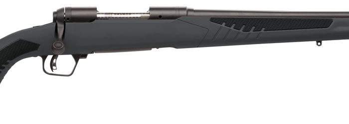 Savage Arms 57145 110 Hunter 280 Ackley Improved 4+1 22", Matte Black Metal, Gray Fixed AccuStock with AccuFit