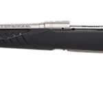 Savage Arms 57170 110 Storm Full Size 6.5 Creedmoor 4+1 22" Matte Button-Rifled Barrel, Matte Drilled & Tapped Stainless Steel Receiver, Adj AccuStock Matte Gray Synthetic Stock, Left Hand 2 104377