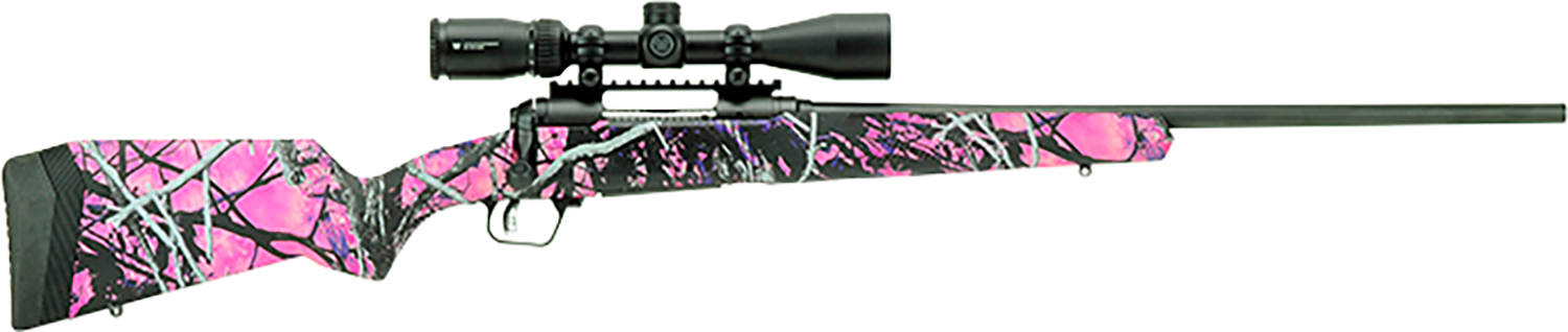 Savage Arms 57337 110 Apex Hunter XP 6.5 Creedmoor 4+1 24", Matte Black Metal, Muddy Girl Synthetic Stock, Vortex Crossfire II 3-9x40mm Scope 3 Savage Arms 57337 110 Apex Hunter XP 6.5 Creedmoor 4+1 24", Matte Black Metal, Muddy Girl Synthetic Stock, Vortex Crossfire II 3-9x40mm Scope