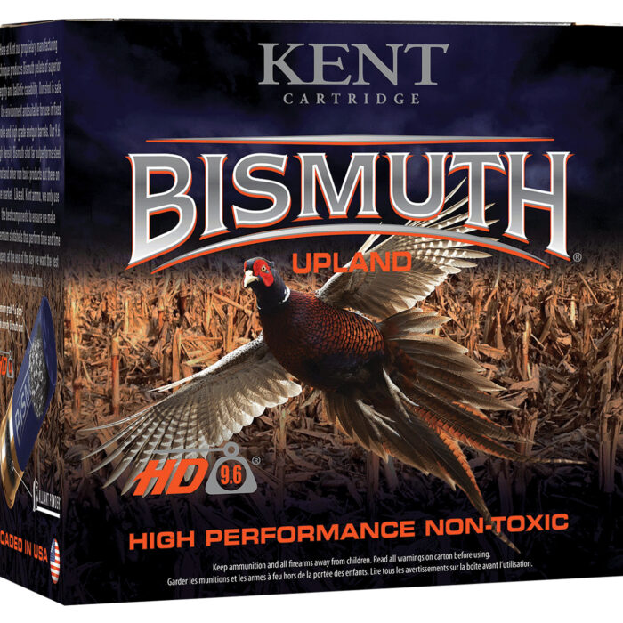 Kent Cartridge B12U365 Bismuth Upland 12 Gauge 2.75" 1 1/4 oz Bismuth 5 Shot 25 Per Box/10 Case