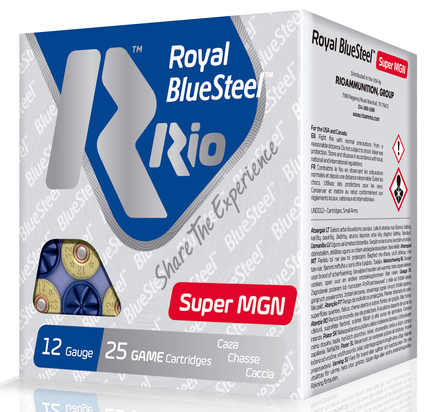 Rio Ammunition RBSSM40BB BlueSteel Royal 12Gauge 3.50" 1 3/8oz BB Shot 25 Per Box/10 Case 3 Rio Ammunition RBSSM40BB BlueSteel Royal 12Gauge 3.50" 1 3/8oz BB Shot 25 Per Box/10 Case