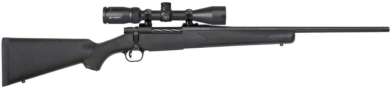 Mossberg 28052 Patriot 22-250 Rem Caliber with 5+1 Capacity, 22" Fluted Barrel, Matte Blued Metal Finish & Black Synthetic Stock Right Hand (Full Size) Includes Vortex Crossfire II 3-9x40mm Scope 3 Mossberg 28052 Patriot 22-250 Rem Caliber with 5+1 Capacity, 22" Fluted Barrel, Matte Blued Metal Finish & Black Synthetic Stock Right Hand (Full Size) Includes Vortex Crossfire II 3-9x40mm Scope