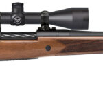 Mossberg 27942 Patriot 30-06 Springfield Caliber with 5+1 Capacity, 22" Fluted Barrel, Matte Blued Metal Finish & Walnut Stock Right Hand (Full Size) Includes Vortex Crossfire II 3-9x40mm Scope 2 109583