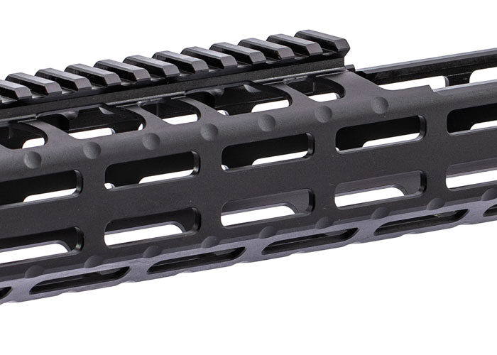 Midwest Industries MIMCXV125 Handguard  made of Aluminum with Black Anodized Finish & 12.50" OAL for Sig MCX Virtus