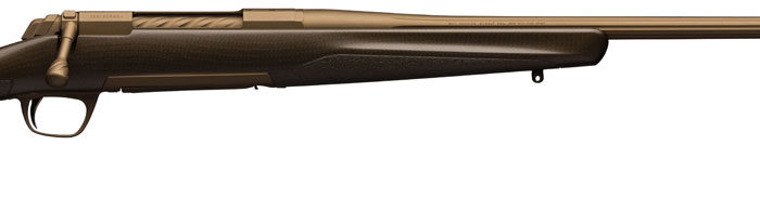 Browning 035418295 X-Bolt Pro Burnt Bronze 30 Nosler 3+1 26" Barrel With Muzzle Brake, Spiral Fluted Bolt, Burnt Bronze Cerakote, Textured Grip Paneled Carbon Fiber Stock
