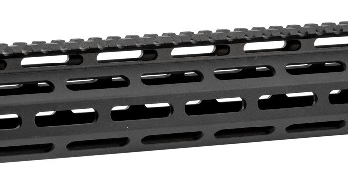 Wilson Combat TRMLOKAR1014 AR-10 M-Lok Handguard 6005A-T5 Aluminum Black Hard Coat Anodized 14.6"