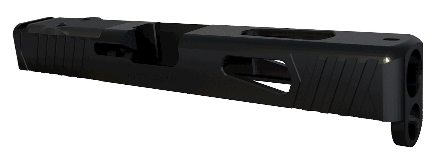 Rival Arms RA10G106A Precision Slide A1 with Docter Cut Black QPQ Case Hardened 17-4 Stainless Steel for Glock 17 Gen4 3 Rival Arms RA10G106A Precision Slide A1 with Docter Cut Black QPQ Case Hardened 17-4 Stainless Steel for Glock 17 Gen4