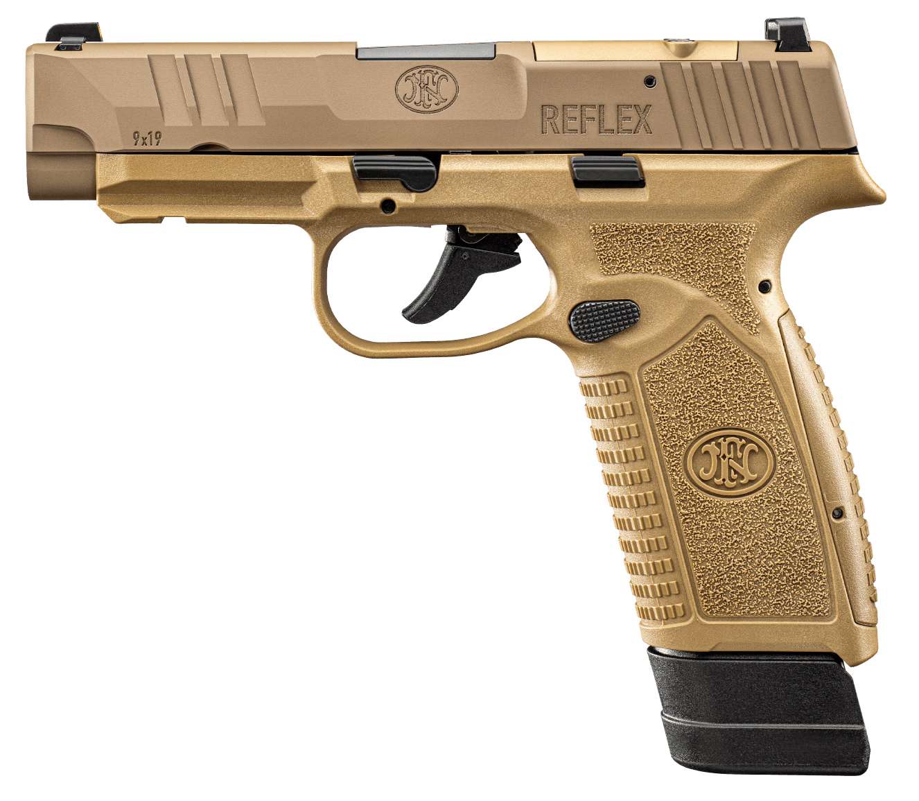 FN REFLEX XL MRD 9MM NMS FDE 1-15RD, 1-18RD MAGAZINE 3 FN REFLEX XL MRD 9MM NMS FDE 1-15RD, 1-18RD MAGAZINE