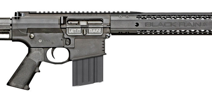 Black Rain BROFALLOUT10SI Fallout10  308 Win 18" 10+1 Black Nitride Black Luth-AR MBA-1 Stock G.I. Grip Right Hand