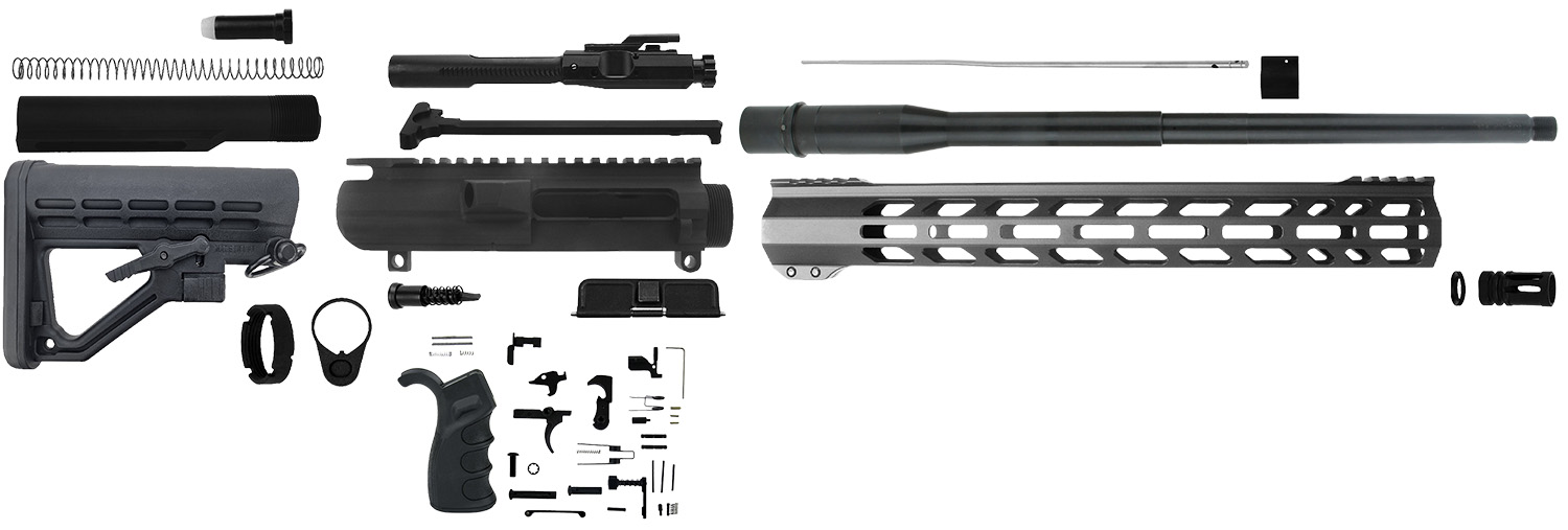 TacFire SSRK308LPK18BN AR Build Kit Sports South Exclusive 308 Win AR-10 Black Nitride 5/8"x24 3 TacFire SSRK308LPK18BN AR Build Kit Sports South Exclusive 308 Win AR-10 Black Nitride 5/8"x24