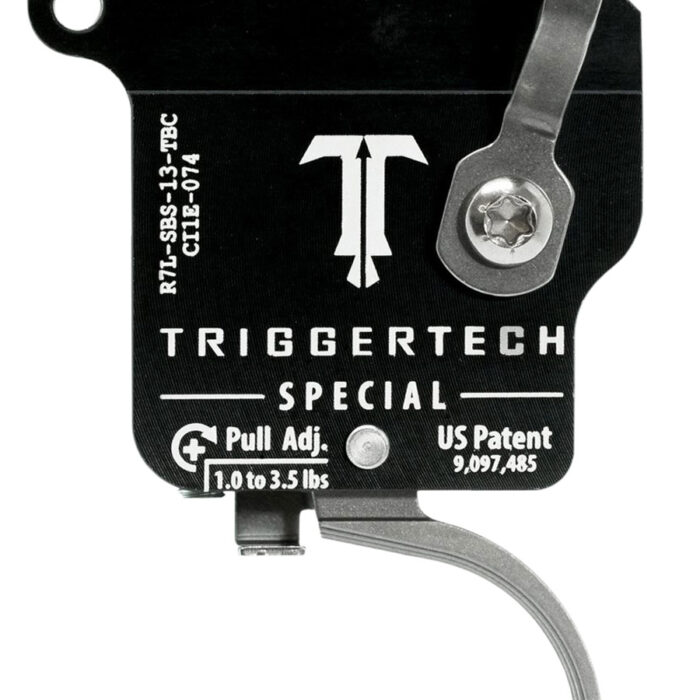 TriggerTech R7LSBS13TBC Special Single-Stage Traditional Curved Trigger with 1-3.50 lbs Draw Weight for Remington 700 Left