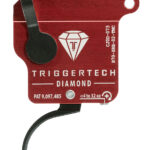 TriggerTech R70SRB02TNC Diamond Without Bolt Release Single-Stage Traditional Curved Trigger with 0.30-2 lbs Draw Weight for Remington 700 Right 1 115472