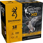 Browning Ammo B193411232 Wicked Wing XD 12Gauge 3" 1 1/4oz 2Shot 25 Per Box/10 Case 1 116347