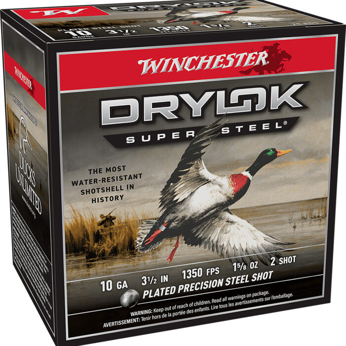 Winchester Ammo XSC102 Drylok Super Steel Magnum 10Gauge 3.50" 1 5/8oz 2Shot 25 Per Box/10 Case
