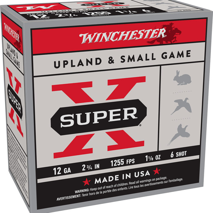 Winchester Ammo XU12H6 Super X Heavy Game Load 12Gauge 2.75" 1 1/8oz 6Shot 25 Per Box/10 Case