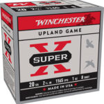 Winchester Ammo XU20H8 Super X Heavy Game Load 20Gauge 2.75" 1oz 8Shot 25 Per Box/10 Case 1 116951
