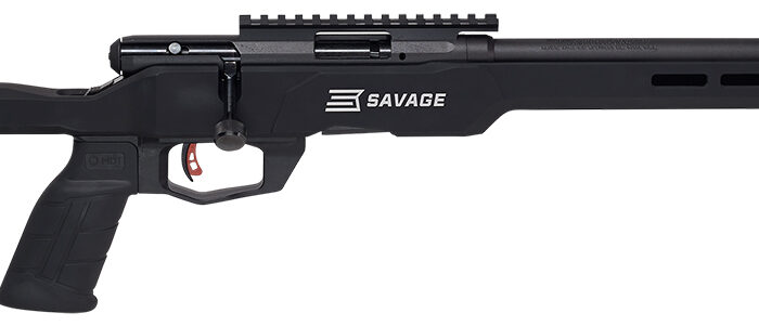 Savage Arms 70848 B Series Precision Full Size 17 HMR 10+1 18" Black Heavy Threaded Barrel, Matte Black Picatinny Rail Carbon Steel Receiver, Matte Black Aluminum MDT ACC Chassis, Black Polymer Grips